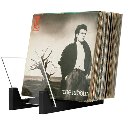 Hudson Hi-Fi Desktop Vinyl Record Album Storage Display Stand and Holder