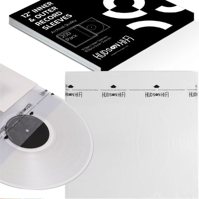 Hudson Hi-Fi Vinyl Record Sleeves 100 Inner & 100 Outer