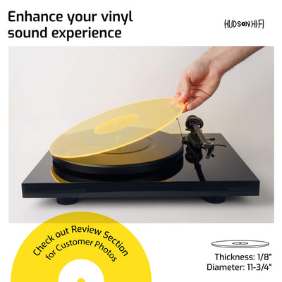 Lit Acrylic Turntable Mat - LP Slipmat