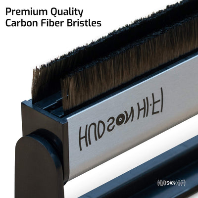 Hudson Hi-Fi Vinyl Anti Static Record Cleaner Brush Carbon Fiber Bristles