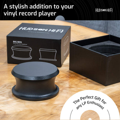 Hudson Hi-Fi Ben Record Weight Stabilizer - Big Vinyl Turntable Weight