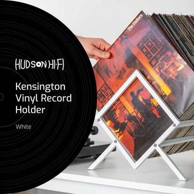 Hudson Hi-Fi Kensington Vinyl Record Storage Holder - 70 LP